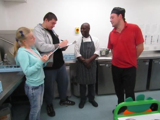 Lauren and Charlie had the pleasure of meeting with Seymour, Darren and Karen this week, the kitchen staff who work hard behind the scenes to produce all the catering for the school.