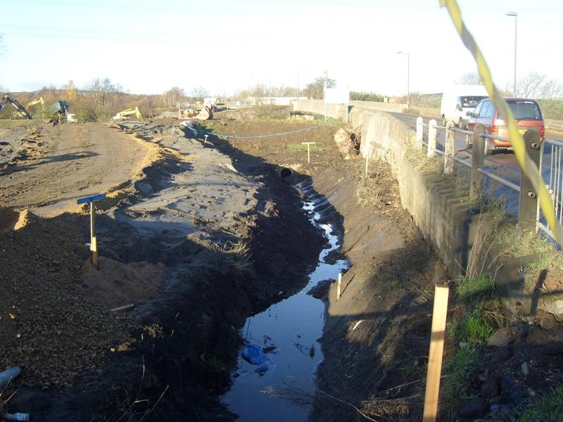 Photograph 11 Embankment construction to the east
