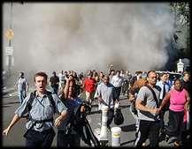 Images Of September 11, 2001 e) CONDITION BLACK Lethal assault (fight or flight) panic,