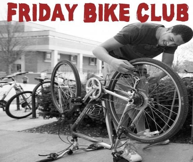 At the Friday Bike Club you learn to fix up and maintain a bike which has been donated to the Recovery Project.