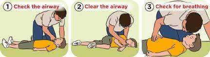 If the child becomes unconscious, begin the steps of CPR.