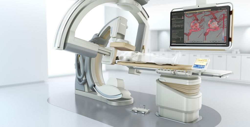 AneurysmFlow Interventional X-ray Making the difference with Live Image Guidance Enhance insight into cerebral aneurysm flow Key benefits Visualizes blood flow patterns in the parent vessel and