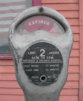 Example: Say you forget to feed your parking meter while you re having
