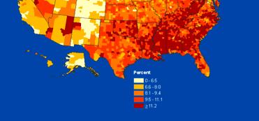Americans Southeast May have other TB risks ESRD County level