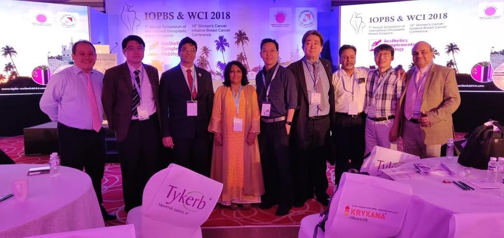 2. IOPBS ZOE INTERNATIONAL ONCOPLASTIC BREAST SURGERY CONFERENCE, GOA: DR.KOPPIKER Dr.