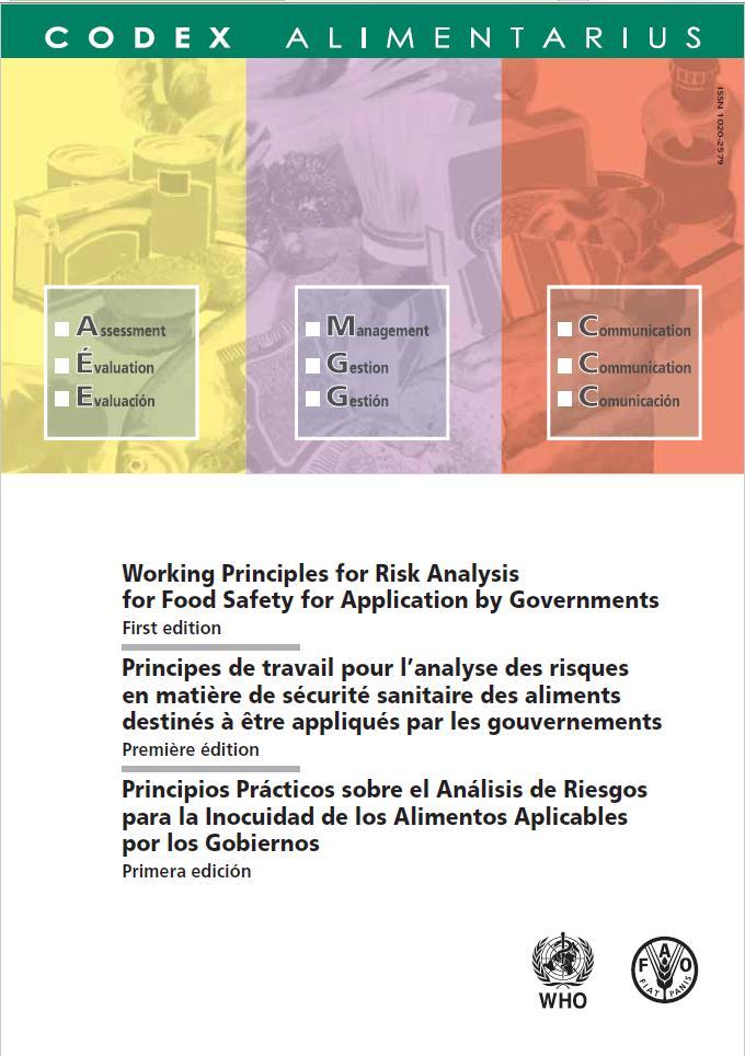 WORKING PRINCIPLES FOR RISK ANALYSIS FOR