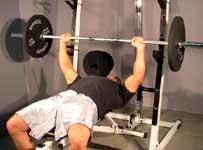 4 sets at 12, 10, 8, 6 reps increasing the weight every set.