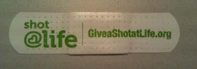 We think this may be a good way to encourage staff to talk about Shot@Life while vaccinating children.