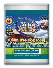 Chicken Formula Canned Dog Food Lamb Formula Canned Dog Food Available in: 13 oz.