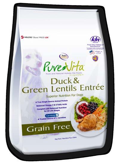 PureVita Salmon & Peas Entree Grain Free combines tasty salmon with wholesome sweet potatoes and a select variety of berries, fruits, and vegetables to deliver a healthy and delicious, easy to digest