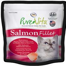 Pouch Mix with our PureVita high quality dry food as a topper, or feed alone. Calorie Content - Metabolizable Energy (calculated): 720 kcals per kg, 36 kcals/2 oz.