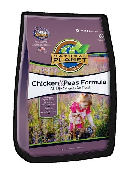 From the makers of NutriSource GRAIN FREE Natural Planet Turkey & Peas Formula Grain Free contains important supplements: proteinated minerals and vitamins essential for a long and healthy life.