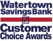 This past year we did not receive a Customer Choice Award from Watertown Savings Bank.