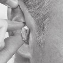 Hold the eartip in place for about 5 seconds while foam expands to create a tight seal in the ear