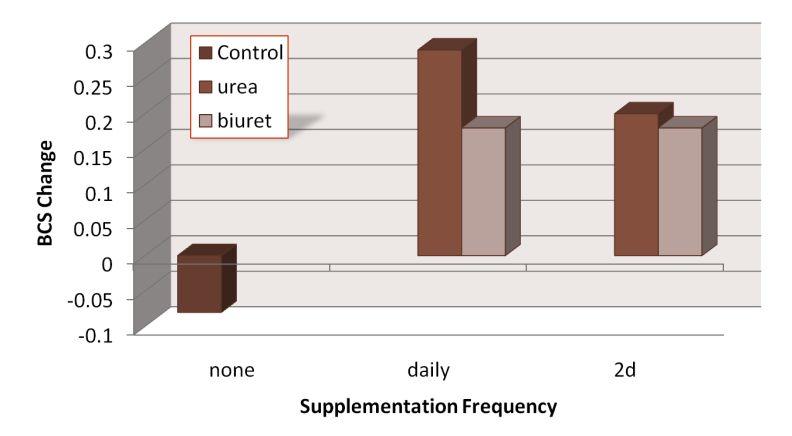 of supplement with delivery savings Non-Protein Nitrogen Supplemented Infrequently Currier  2004 Non-Protein