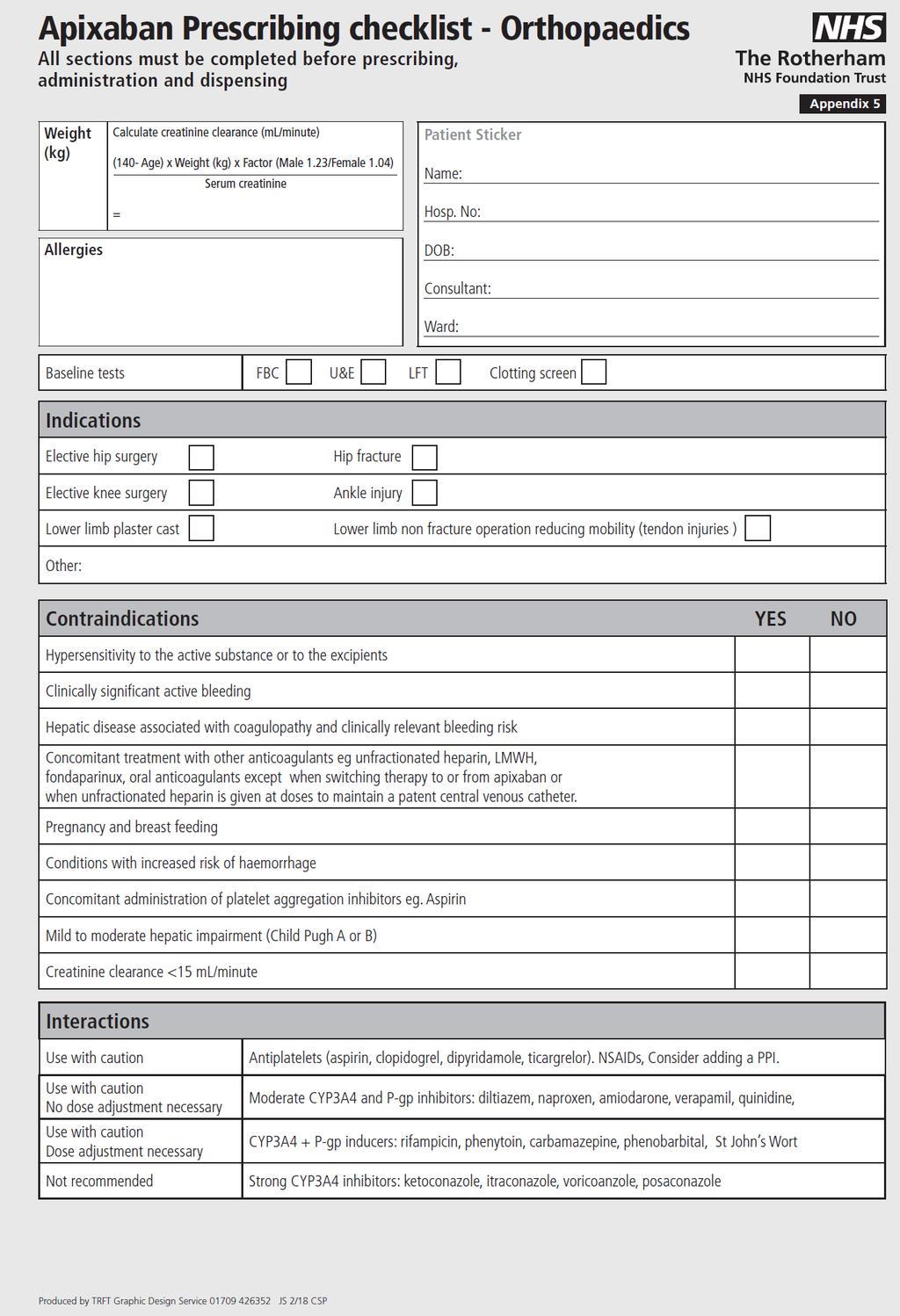 APPENDIX 5 Do not use or copy this example an original version of this form is available at Appendix 5 -