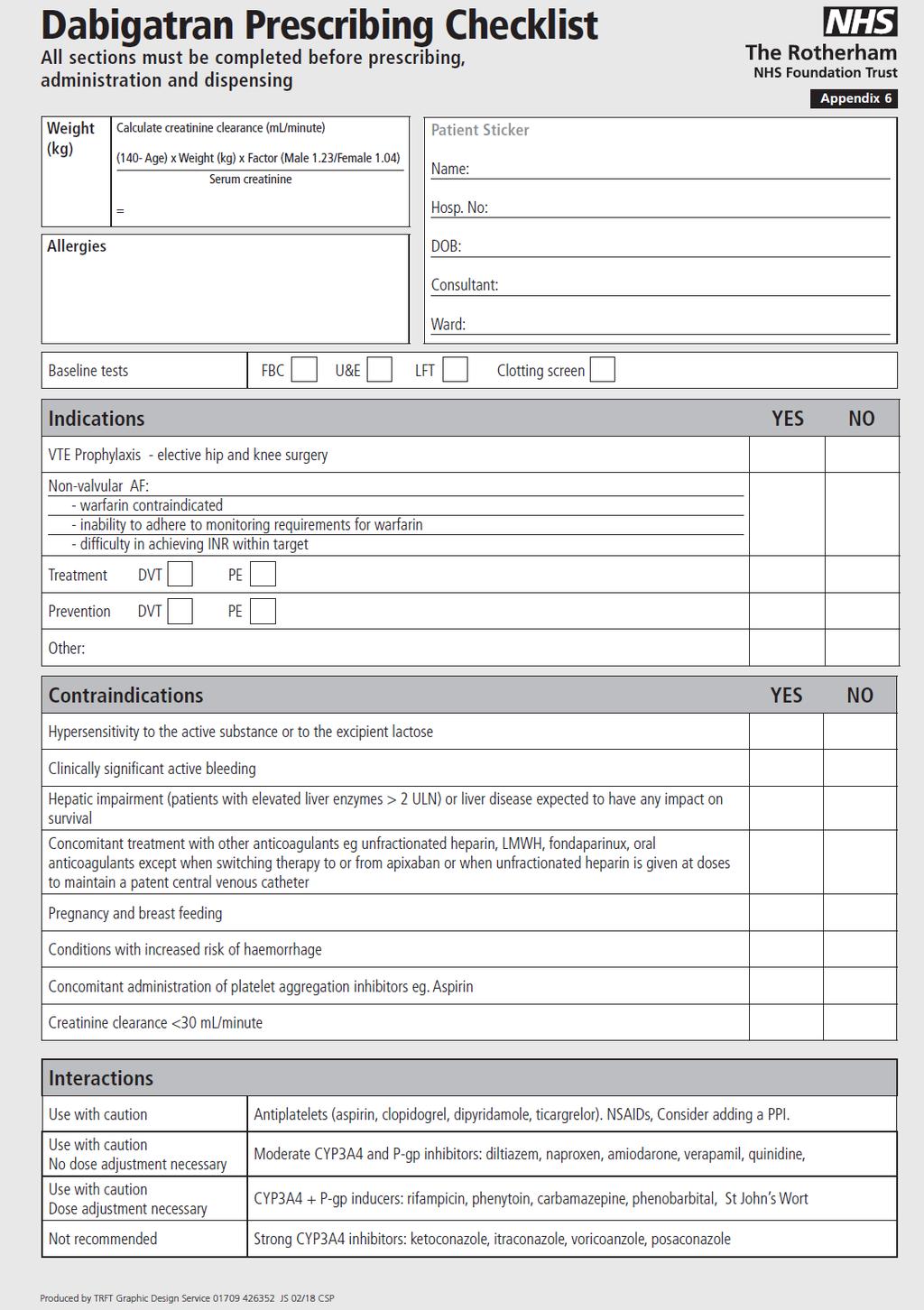 APPENDIX 6 Do not use or copy this example an original version of this form is available at
