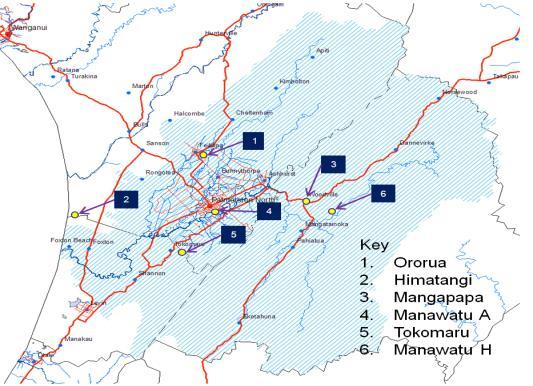 Campylobacter sources in water Most Campylobacter in water in Manawatu from