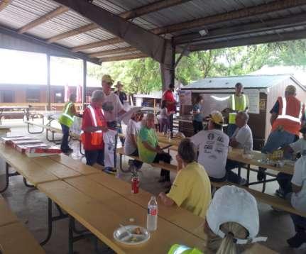 John Lyon, and numerous Lion and family/friends were there for the dedication. The Wimberley Lions Club and Keep Wimberley Beautiful cosponsored a City Wide Cleanup.