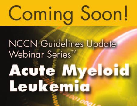 Hosted by a faculty member from the corresponding NCCN Guidelines Panel, the NCCN Guidelines Update Webinar Series provides participants with