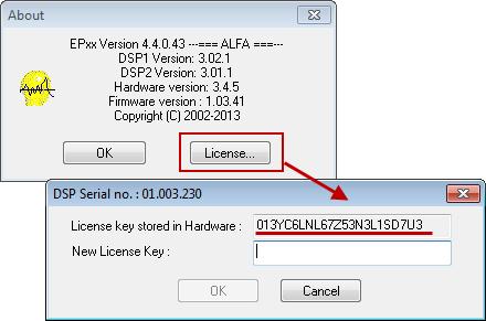 Eclipse Additional Information Page 4 Change and view license The License keys of the Eclipse are specific for each serial number and define which modules and tests functionalities are available.