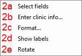 Eclipse Additional Information Page 226 b) Enter clinic info opens the Clinic info editor window (Noah 4 only).