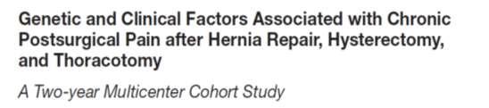 2,929 patients scheduled for inguinal hernia repair, hysterectomy (vaginal or abdominal), or thoracotomy
