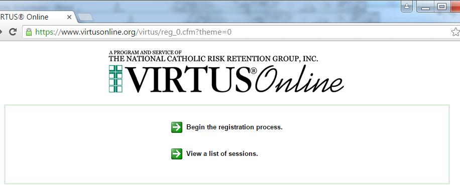 Click here to begin the Registration process for a VIRTUS account