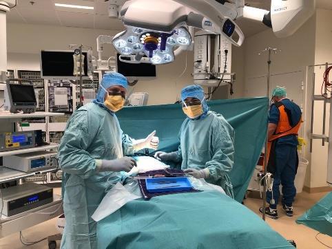 3. Operation Two theaters were available for spine surgery. Approximately 3 to 5 operations were performed every day. Fortunately, every spine consultant took good care of me.