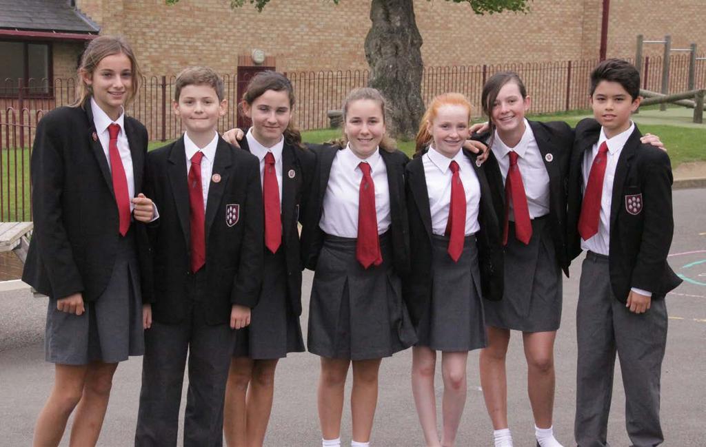 Year 7 is a training ground for students to learn the importance of becoming leaders of the school.