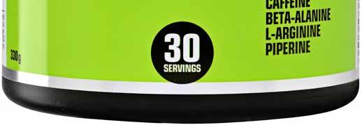 PRE-WORKOUT POWDER SOUR APPLE 315 g Nutramino Pre-Workout must be enjoyed 30 minutes prior to exercising and is developed to generate an extreme level of extra energy that helps you maximise your