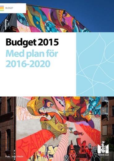 The City budget 2015 All the city deparments shall