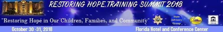 EVENTS AND ACTIVITIES Restoring Hope Training Summit