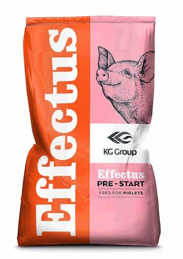 EFFECTUS PRE-START FEED FOR PIGLETS Piglets must be fed properly balanced feed with quality parameters fully complying with the physiological needs of the animals in order to ensure maximum growth of