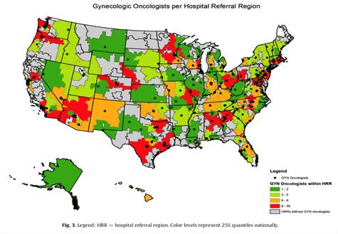 Access to Care by Gynecologic Oncologists Number of Gynecologic
