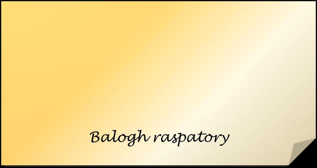 INSTRUMENTS FOR TISSUE SEPARATION Balogh- gum