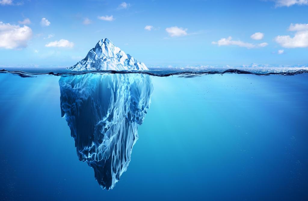 death is only the tip of the iceberg Picture source: