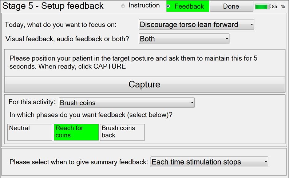 Feedback Count repetitions Feed back