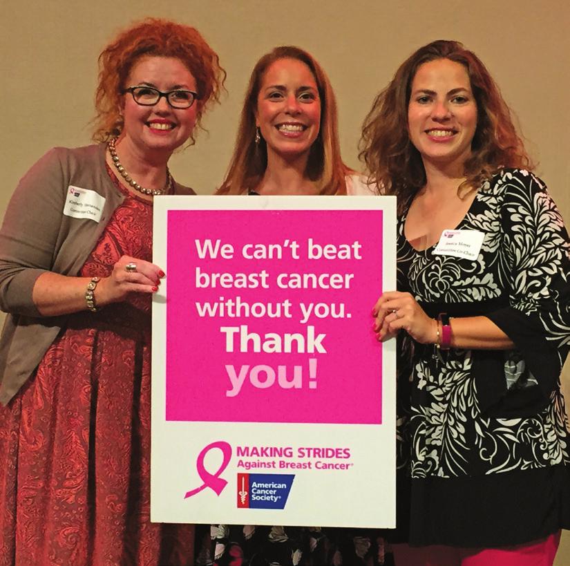 Dear Making Strides Participant: On behalf of those who have been touched by breast cancer and those who have possibly averted a diagnosis altogether, thank you for your previous support of our