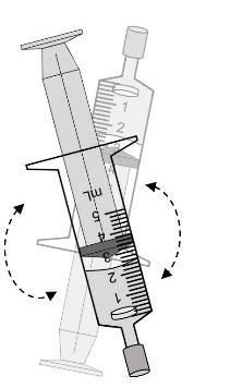 Leave the air in the oral syringe (See Figure C). C Step 5. Replace the cap on the oral syringe.