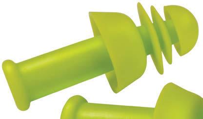 Flange/Disc Combo 267-HPR300 25 db Lime Without 100 Pairs 267-HPR300C 25 db Lime With 100 Pairs MULTIPLE USE EAR