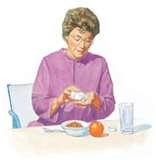 12-10 3. Food and Glucose Balance 1. Develop a routine to eat your meals and snacks at about the same time each day, 2.