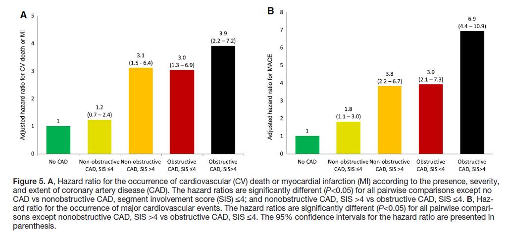 Relationship of the Extent of Coronary Artery Atherosclerosis and Coronary