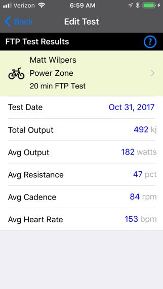Setting your Functional Threshold Power (FTP) mpaceline can overlay your ride output data on top of a set of customized Power Zones.