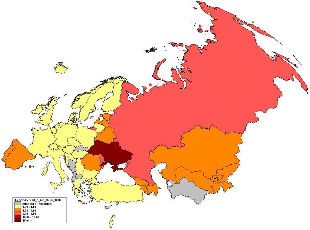 Europe HIV/AIDS surveillance in Europe 2011.