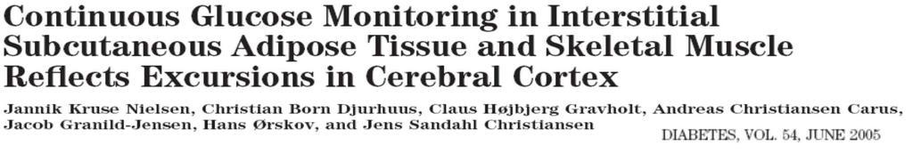 We show time-wise similar changes, thus making subcutaneous adipose tissue a sensible tissue to monitor glucose changes in patients with diabetes.