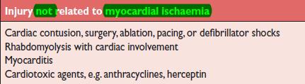 1-Elevations of cardiac troponin
