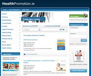 You can download copies of our information materials and access specific health professional guidelines.