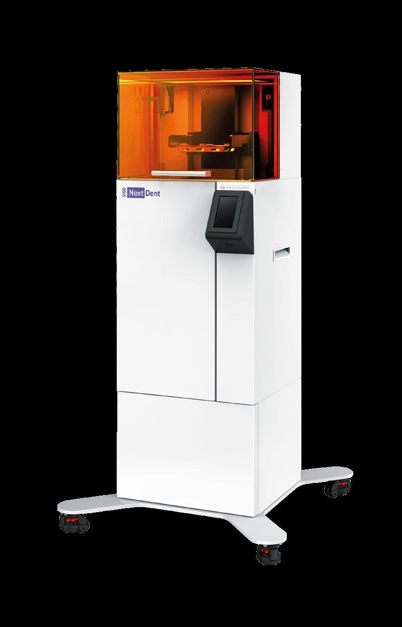The NextDent 5100 facilitates high-speed 3D printing for production of dental appliances and sacrificial castings.