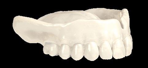 with the individual designed tooth setup, to check bite